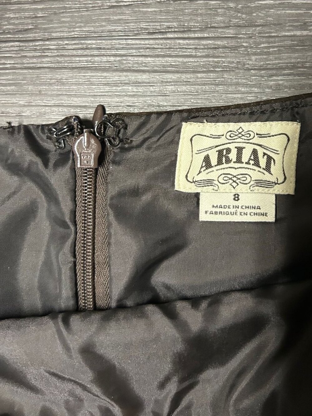 Ariat Suede Fringe Mini Skirt - Picture 3 of 4